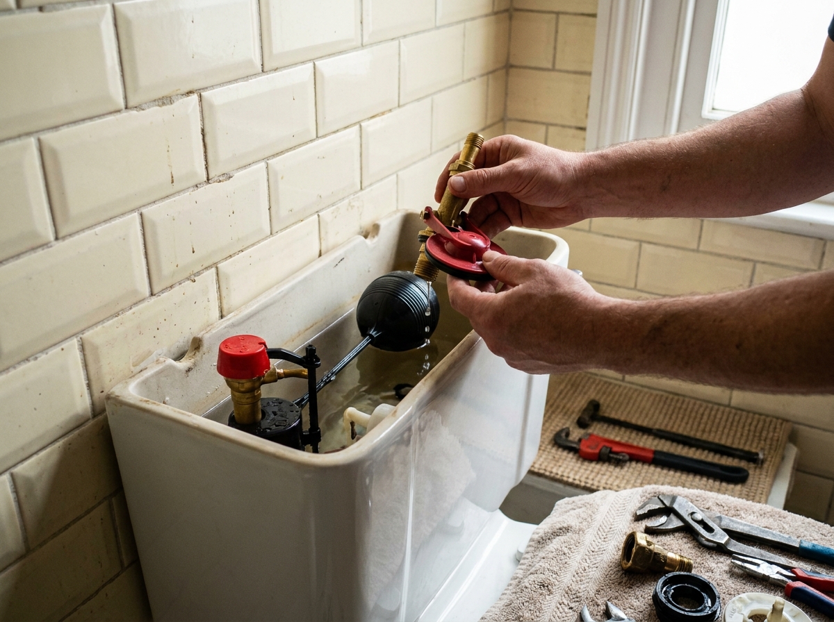 SIX7 toilet repair service in Colombo - cistern internals replacement